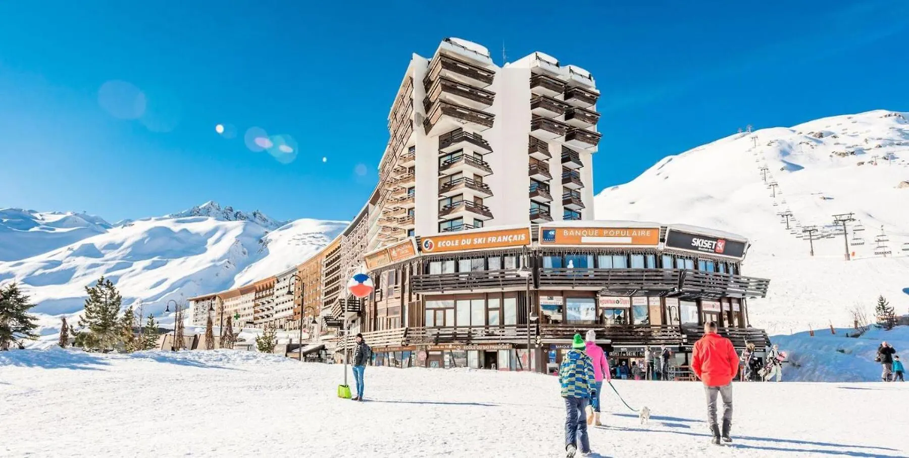 Residence Palafour - 1 Sejour Canape Lit, 1 Cabine Lit Superposes - Balcon Vue Lac Mae-3762 Tignes